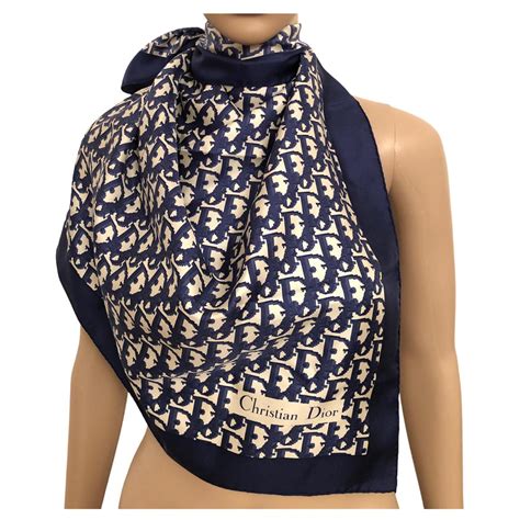 dior blue anchor foulard|Anneaux de foulards Dior Scarves for Women .